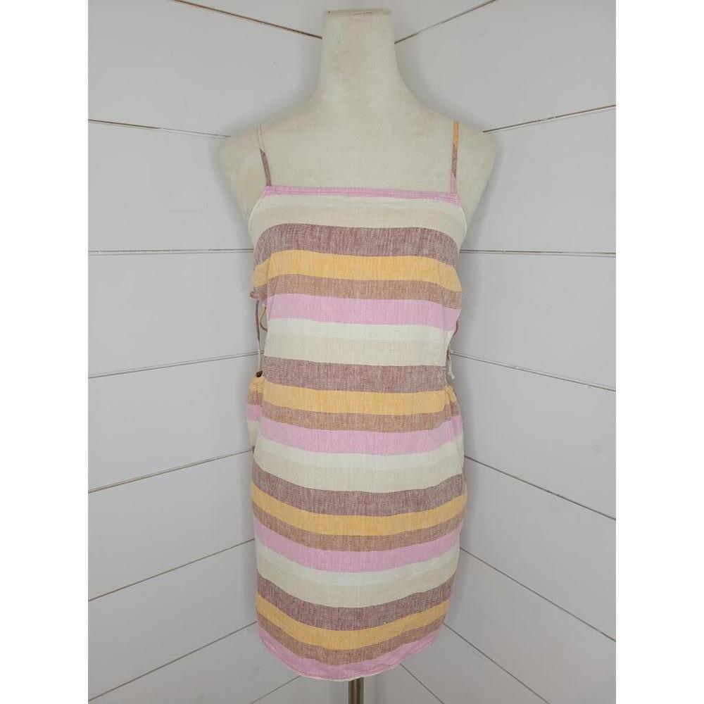 NWT Aerie Small pink & beige mini cutout sundress. Flirty!!